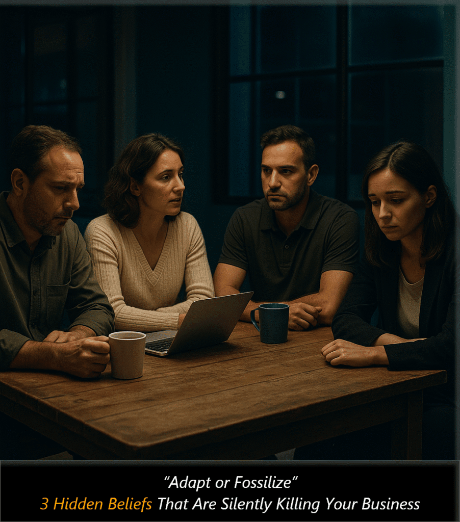 “Adapt or Fossilize”: 3 Hidden Beliefs That Are Silently Killing Your Business