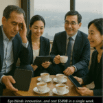 Ego blinds innovation: investors face heavy losses in a Hong Kong office.