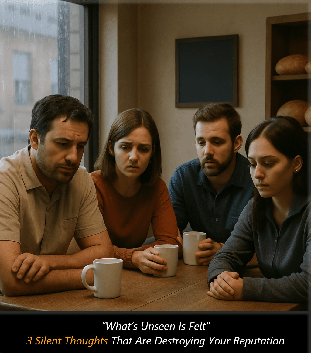 “What’s Unseen Is Felt”: 3 Silent Thoughts That Are Destroying Your Reputation(and Your Business)